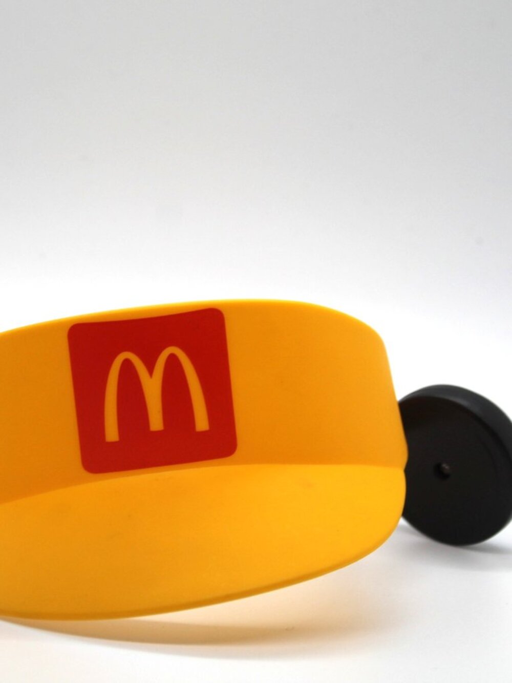 McDonald's Yellow Crew Member Hat With Microphone From A Toy Happy Meal Set EUC